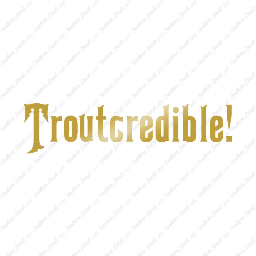 Trout credible Fishing
