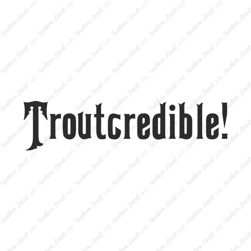 Trout credible Fishing
