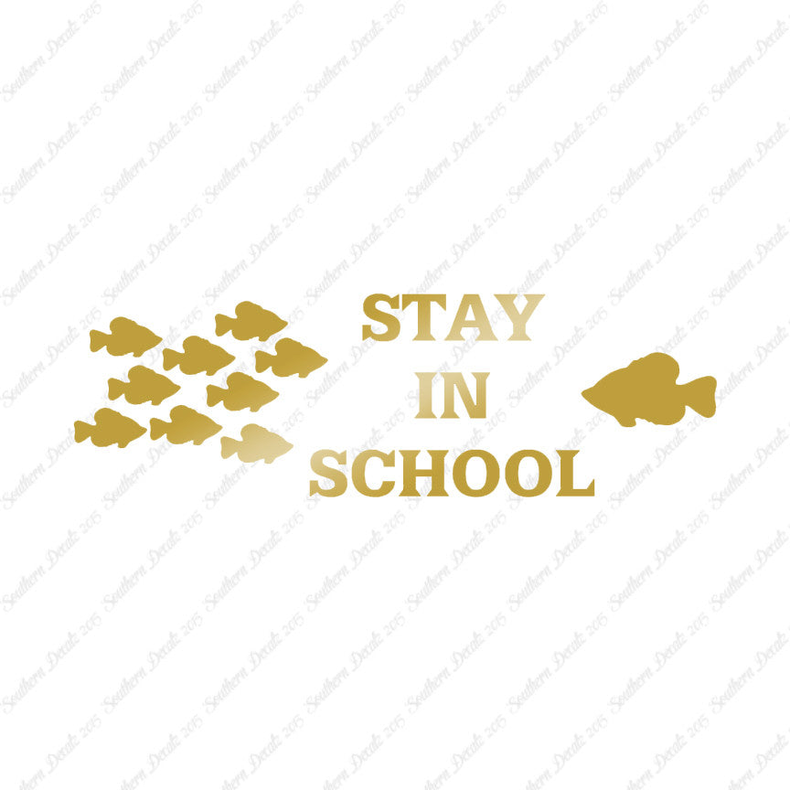 Stay In School Fish