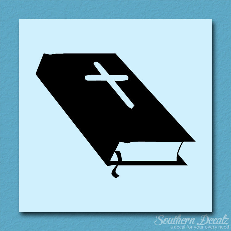Closed Bible Book Cross