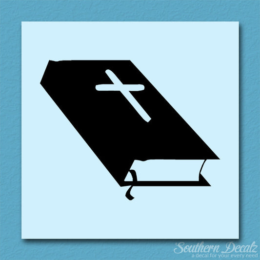 Closed Bible Book Cross