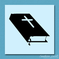 Closed Bible Book Cross