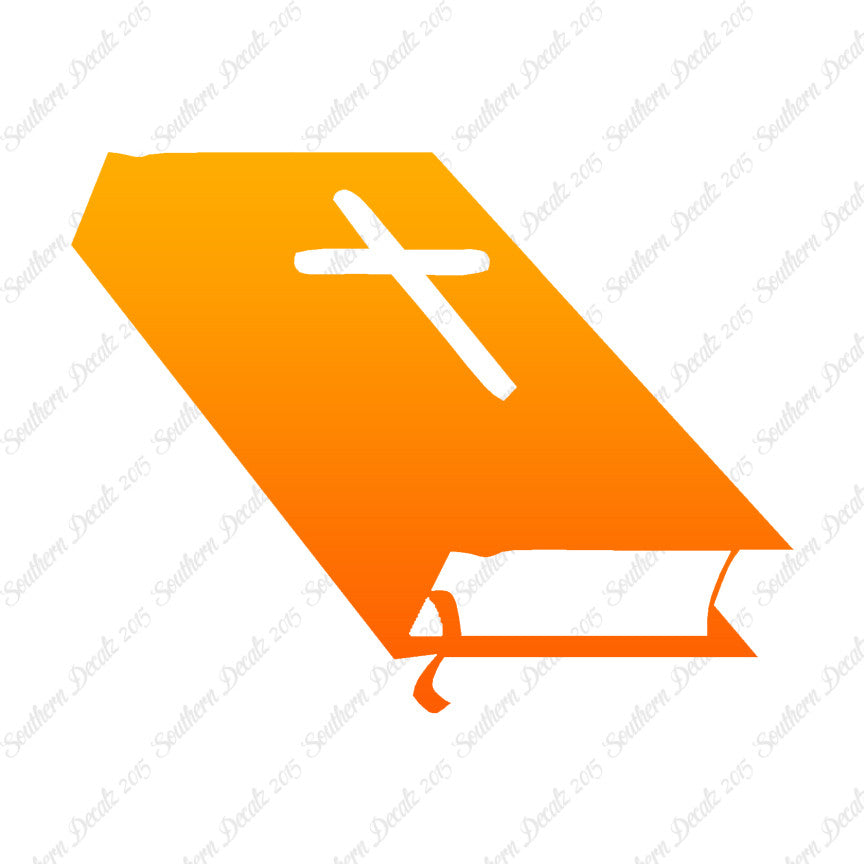 Closed Bible Book Cross