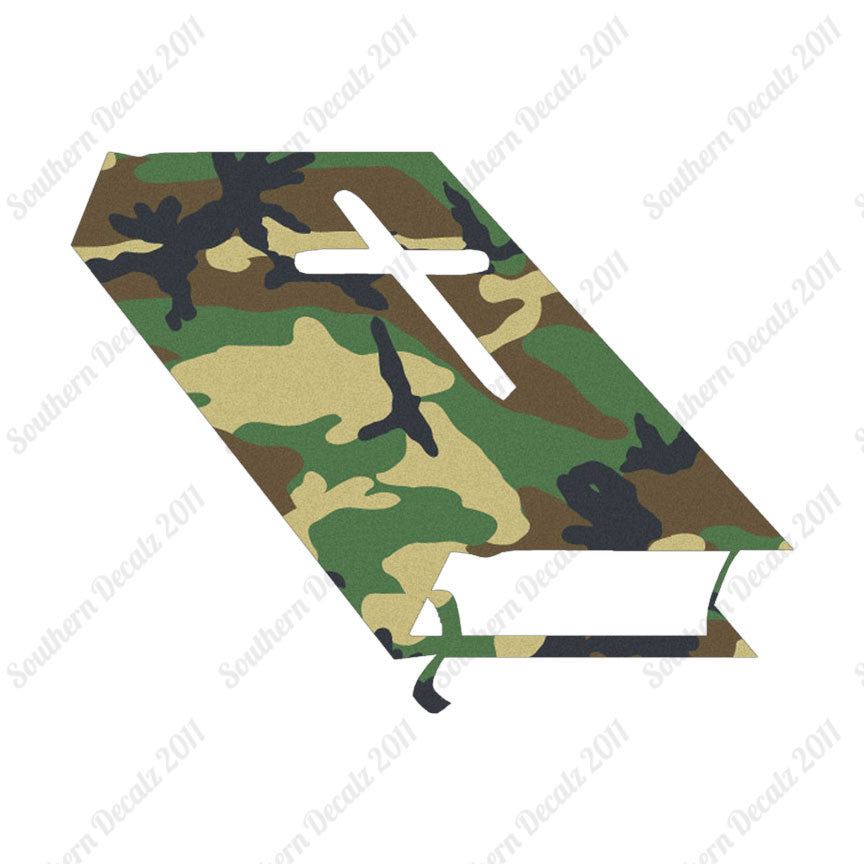 Closed Bible Book Cross