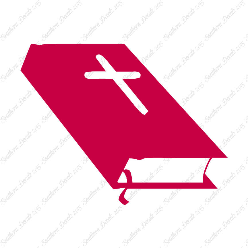 Closed Bible Book Cross
