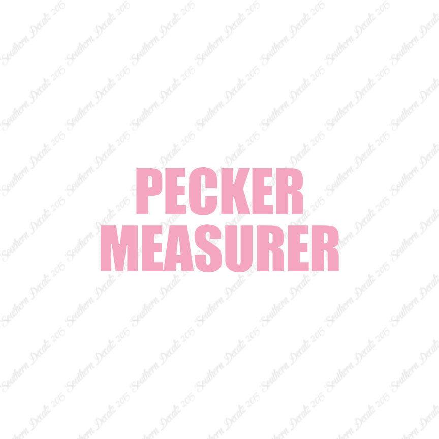 Pecker Measurer