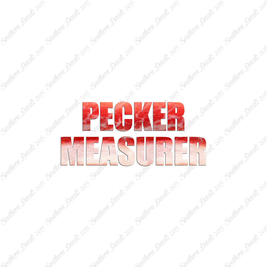 Pecker Measurer