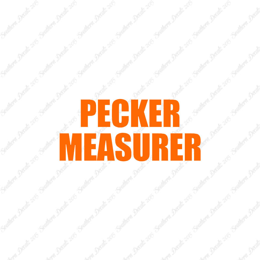 Pecker Measurer