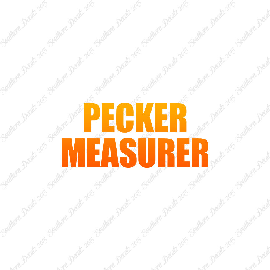 Pecker Measurer