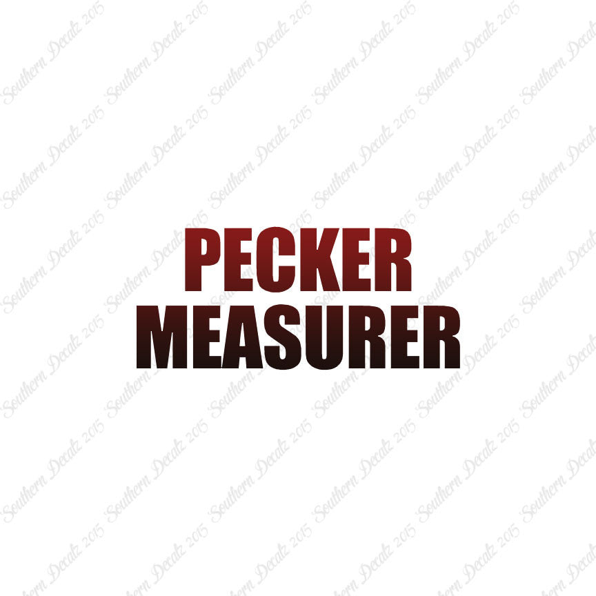 Pecker Measurer