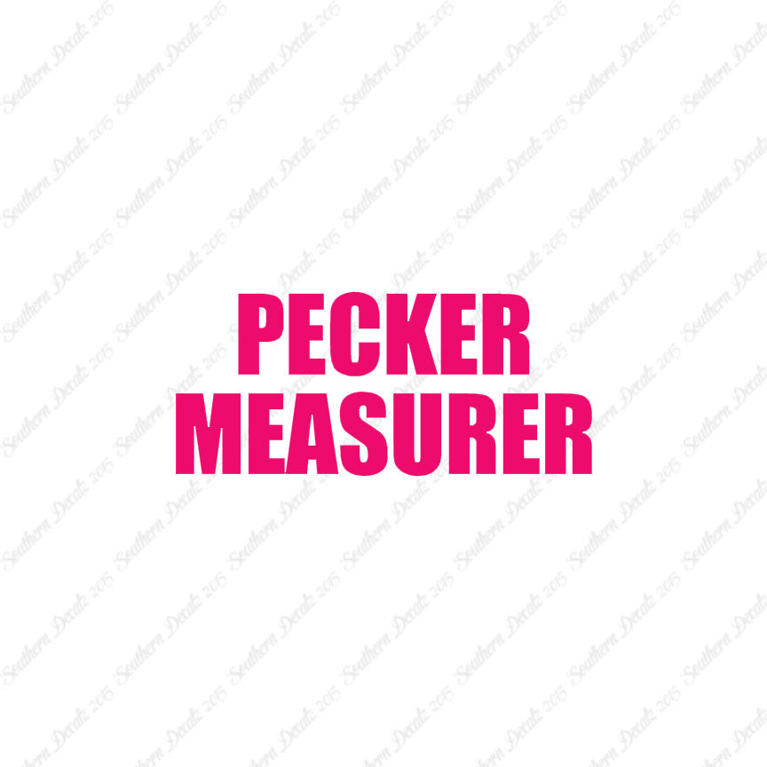 Pecker Measurer