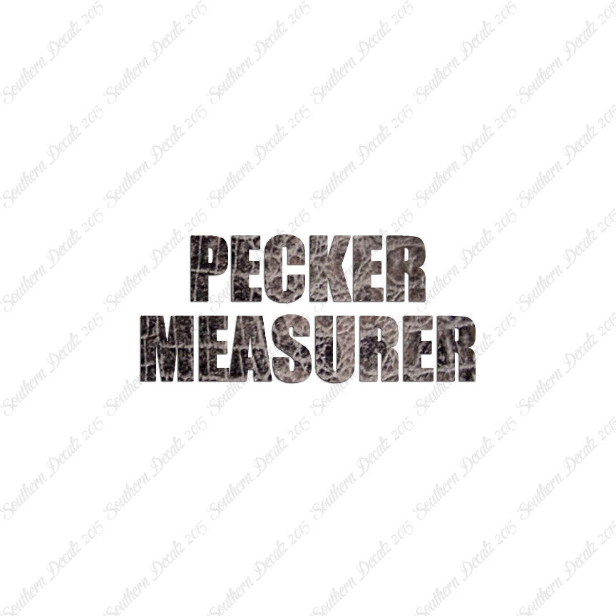 Pecker Measurer