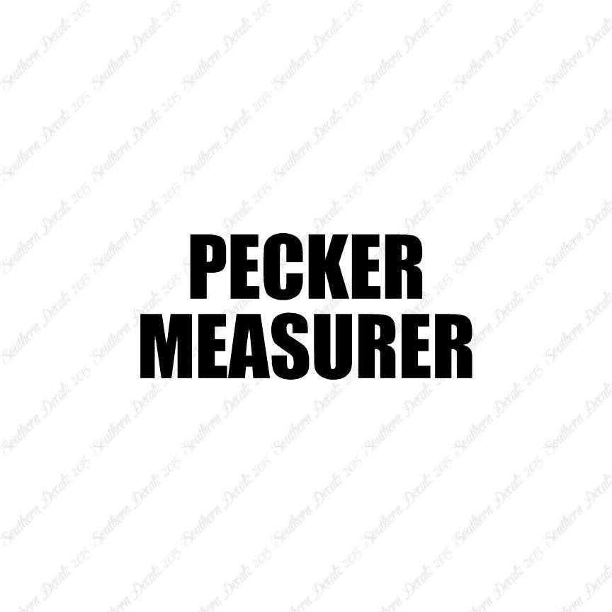 Pecker Measurer