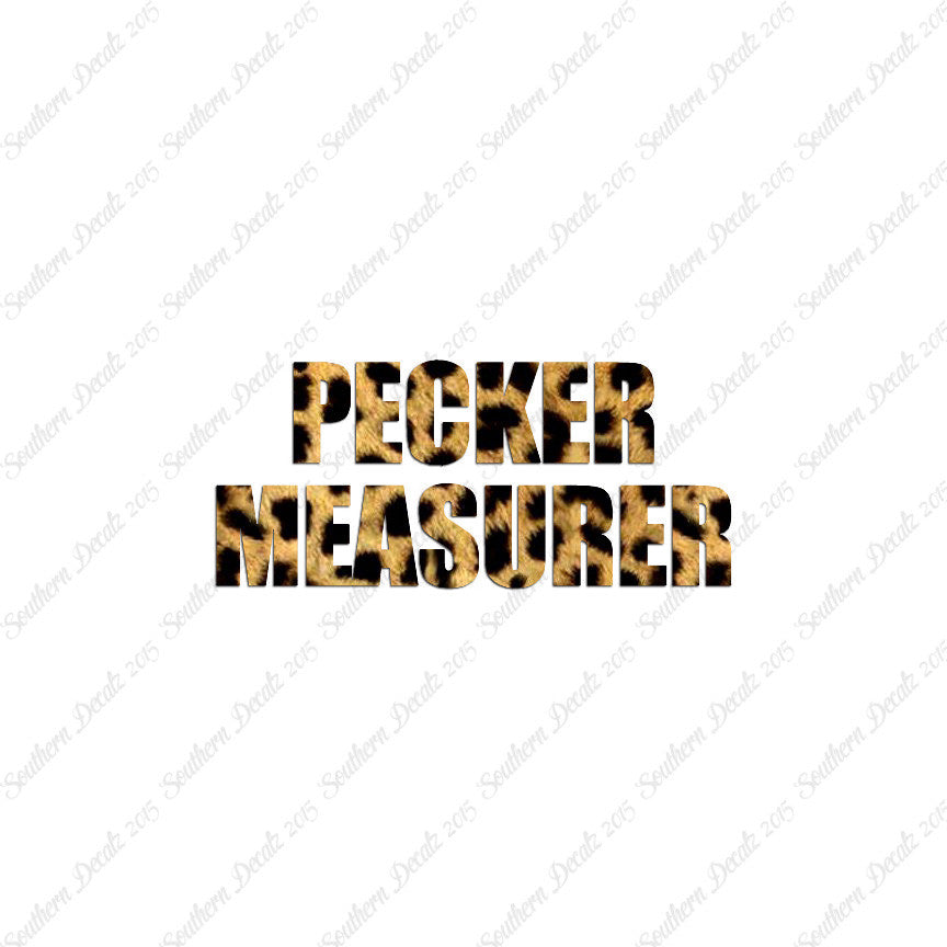 Pecker Measurer