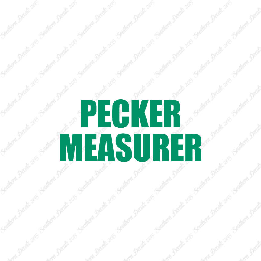 Pecker Measurer