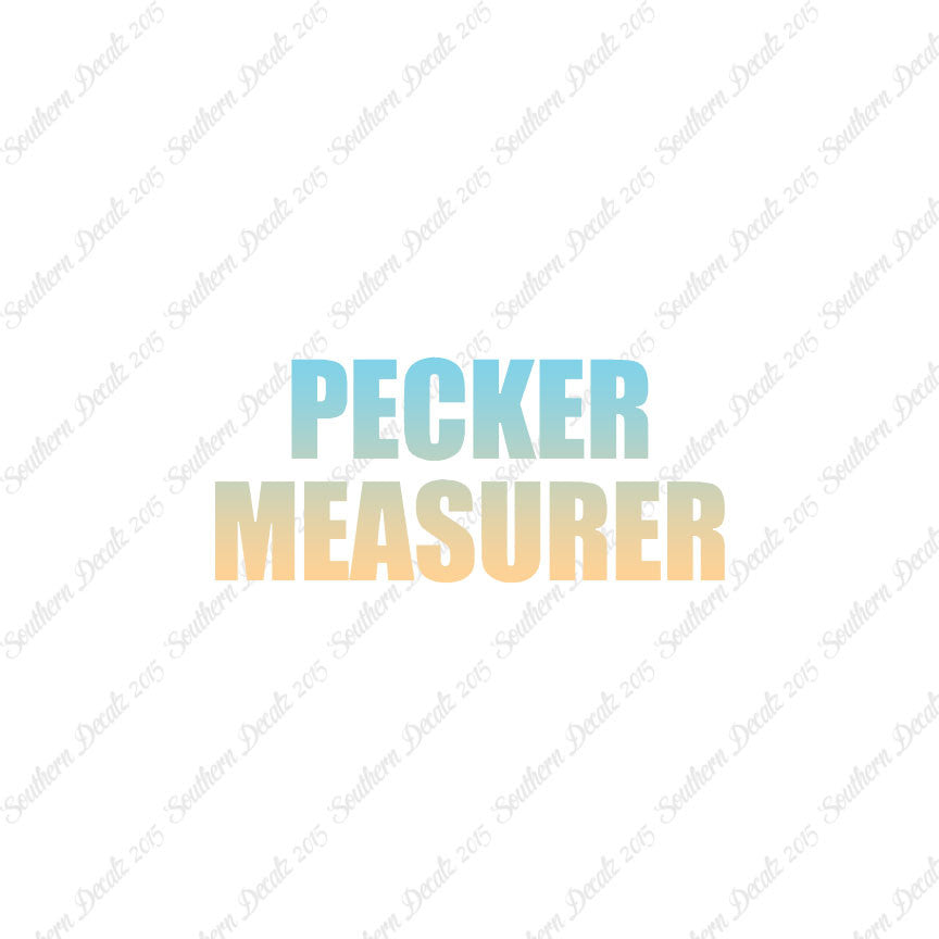 Pecker Measurer