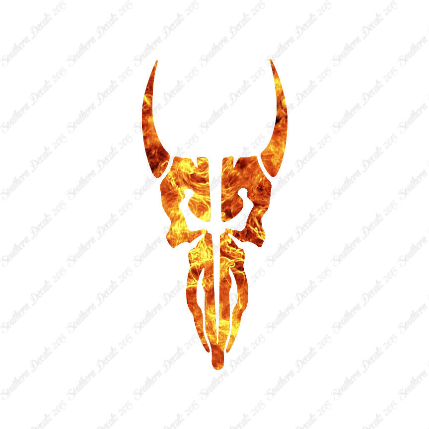 Tribal Cow Skull