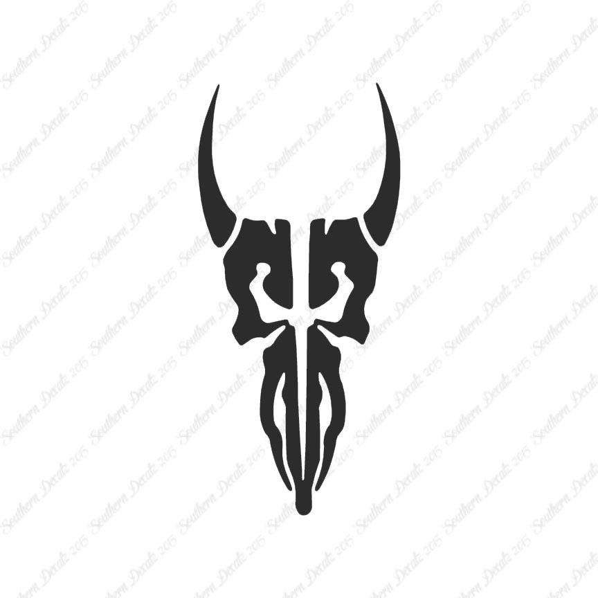 Tribal Cow Skull