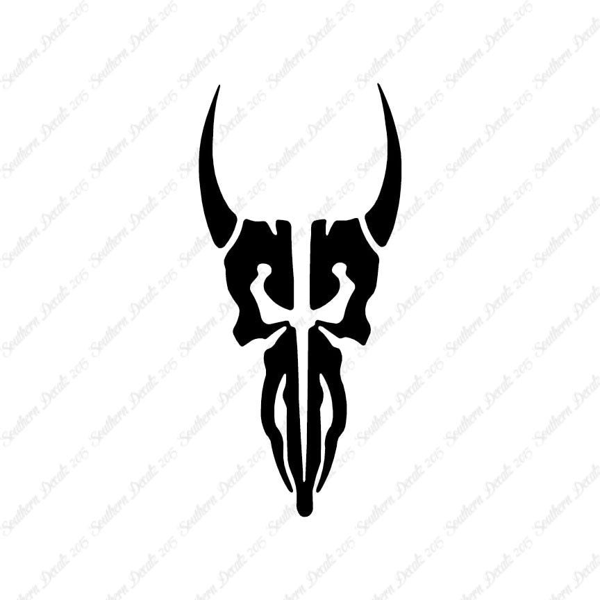 Tribal Cow Skull