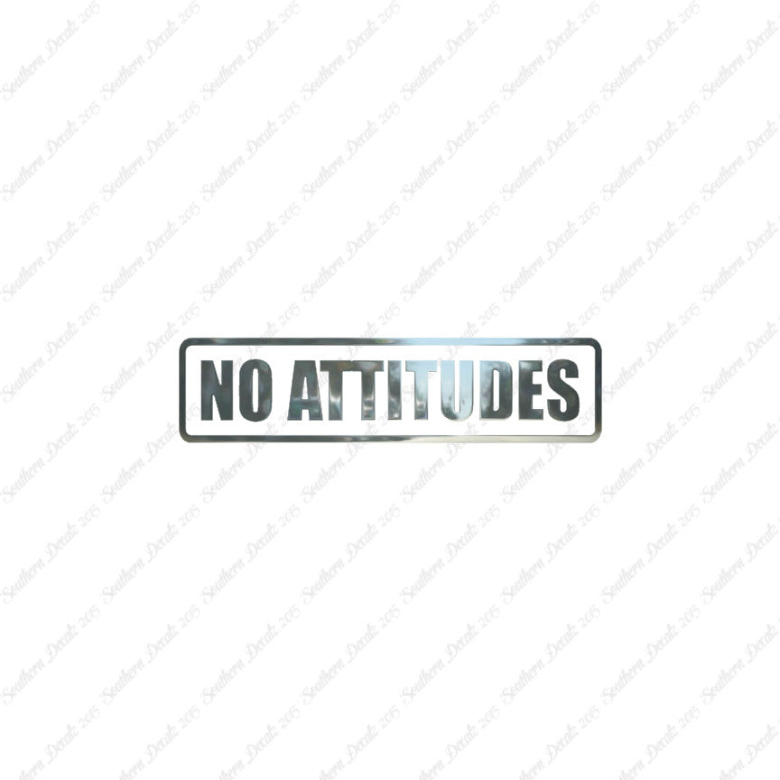 No Attitudes