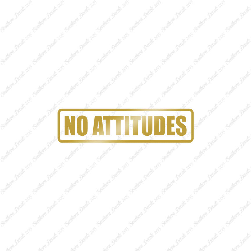 No Attitudes