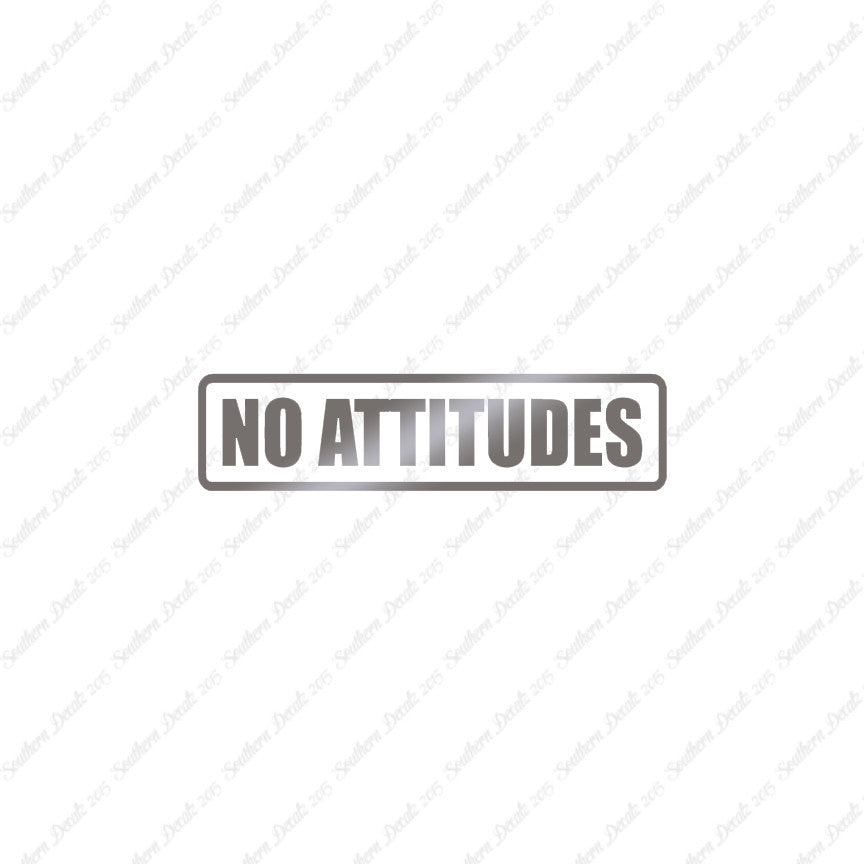 No Attitudes