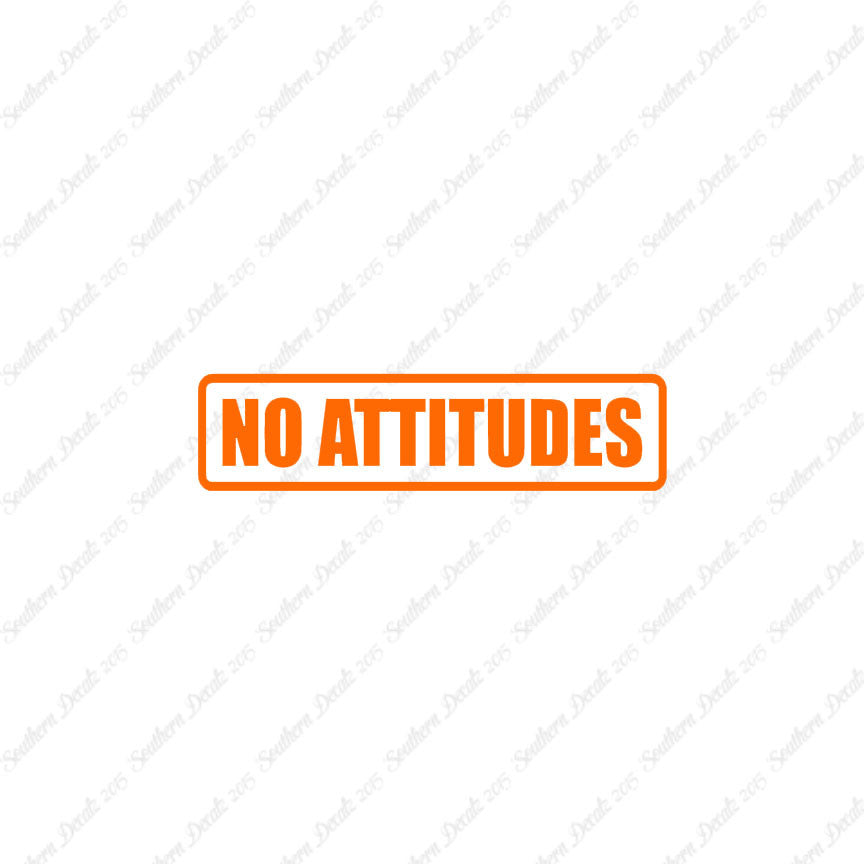 No Attitudes