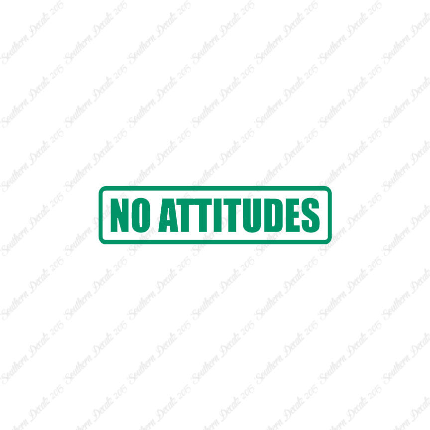 No Attitudes