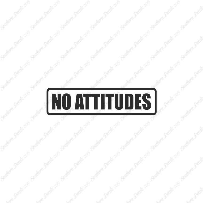 No Attitudes