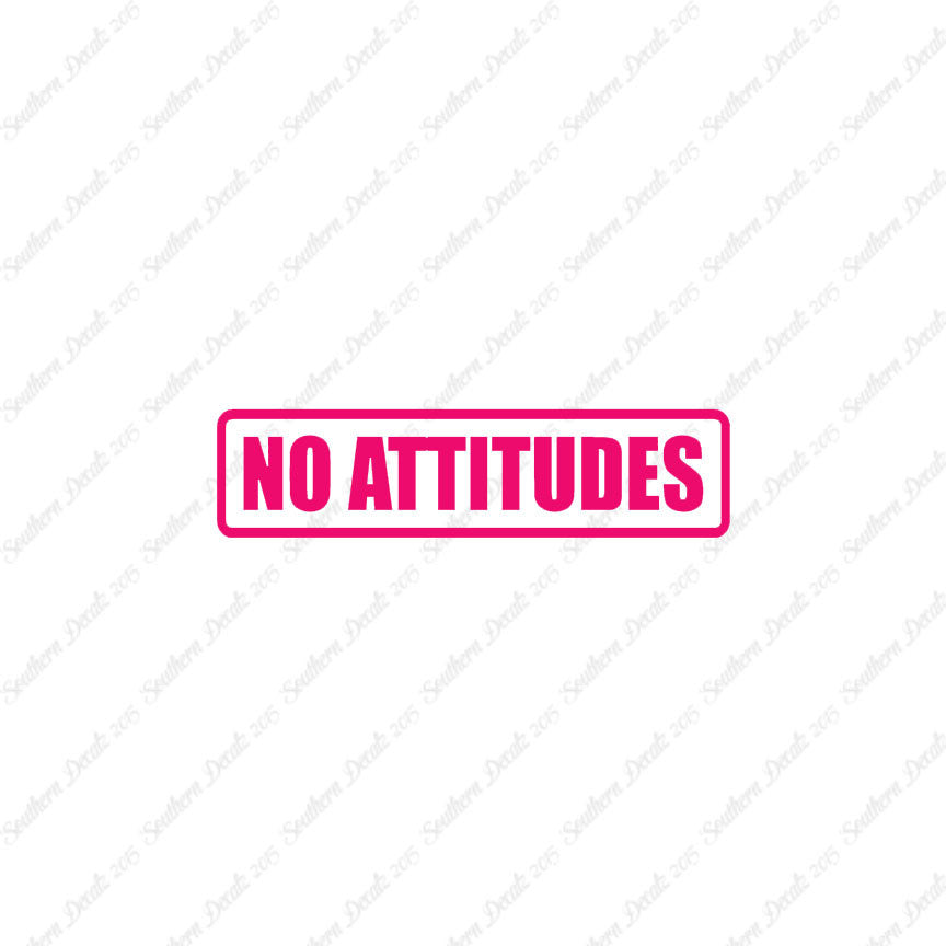 No Attitudes