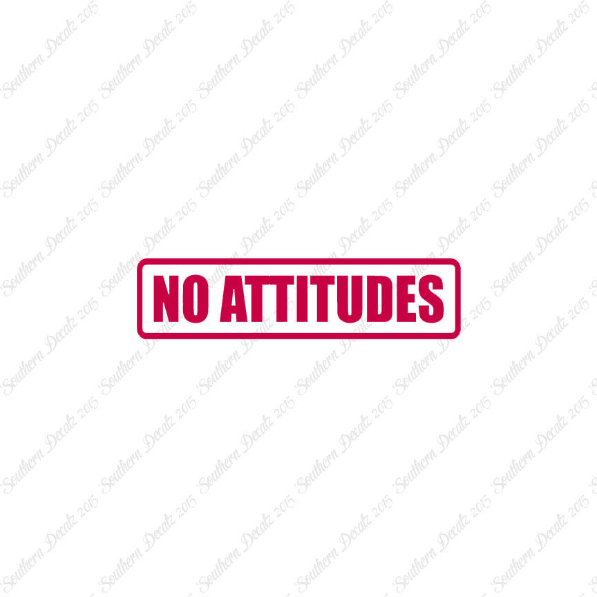 No Attitudes