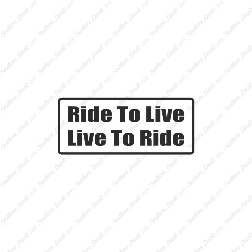 Ride To Live