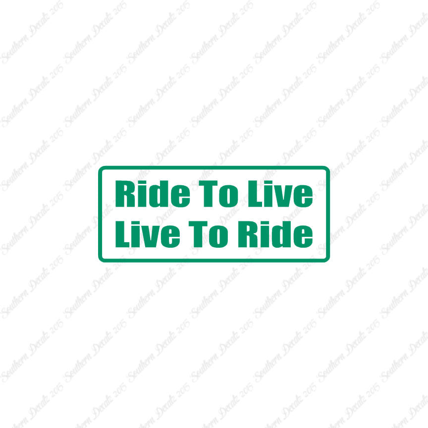 Ride To Live