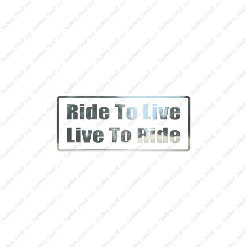 Ride To Live