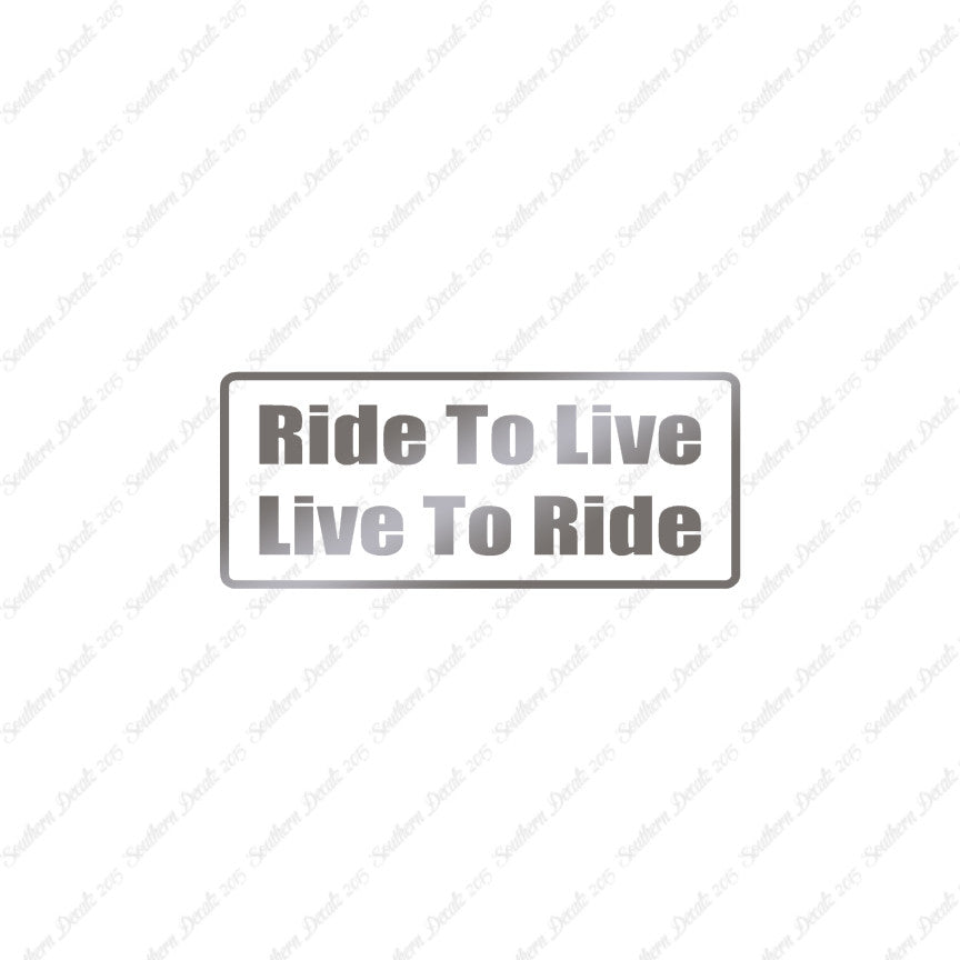 Ride To Live