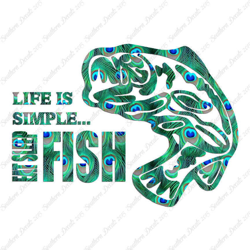 Life Is Simple Eat Sleep Fish