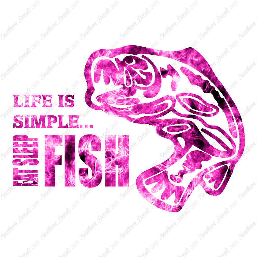 Life Is Simple Eat Sleep Fish