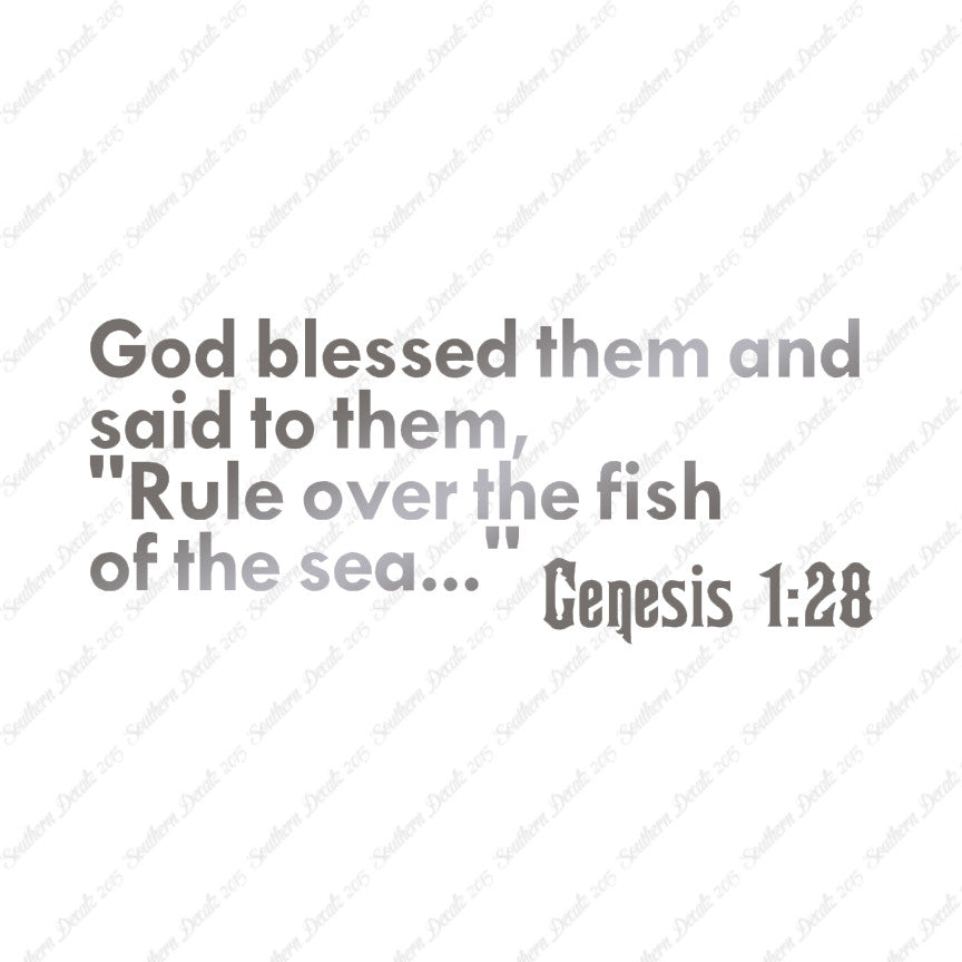 Genesis 1:28 Fishing