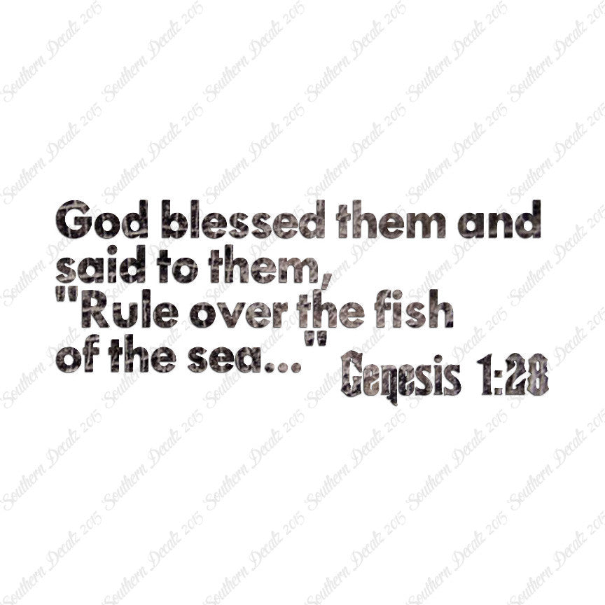 Genesis 1:28 Fishing