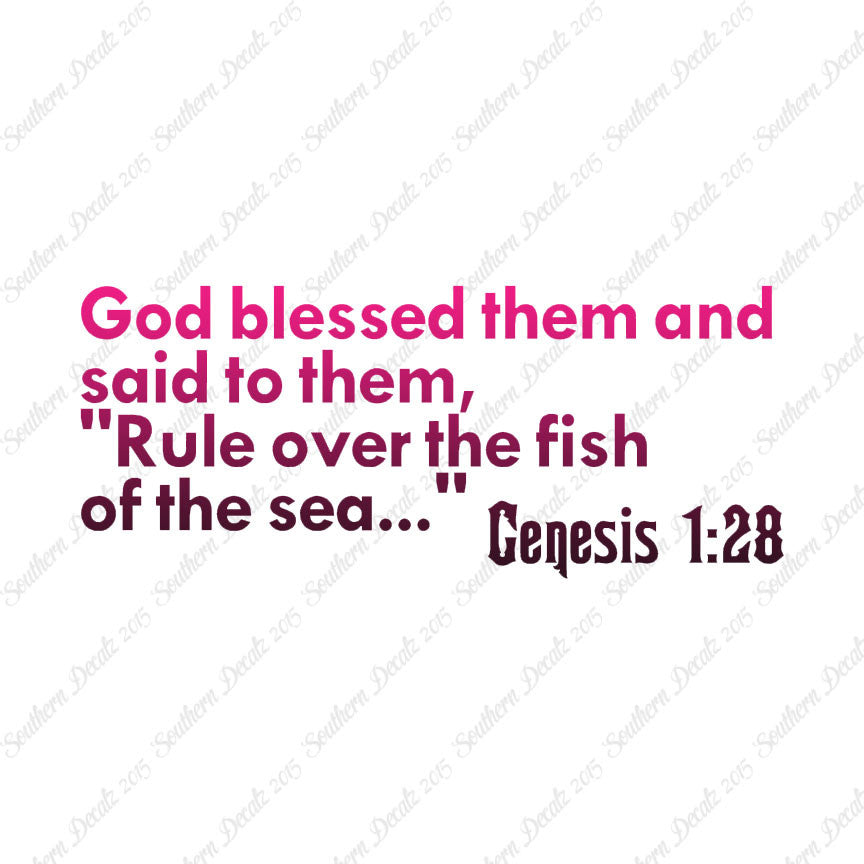 Genesis 1:28 Fishing