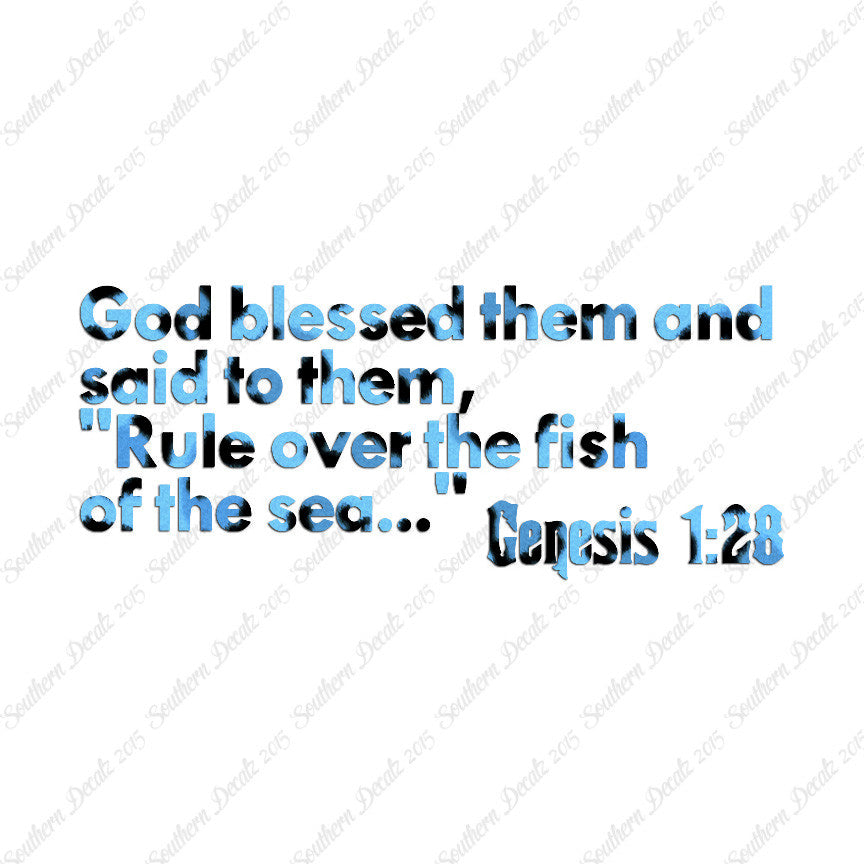 Genesis 1:28 Fishing