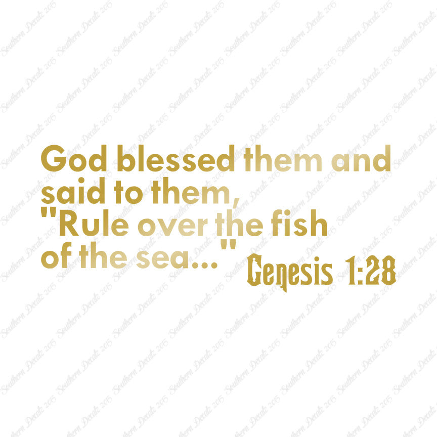 Genesis 1:28 Fishing