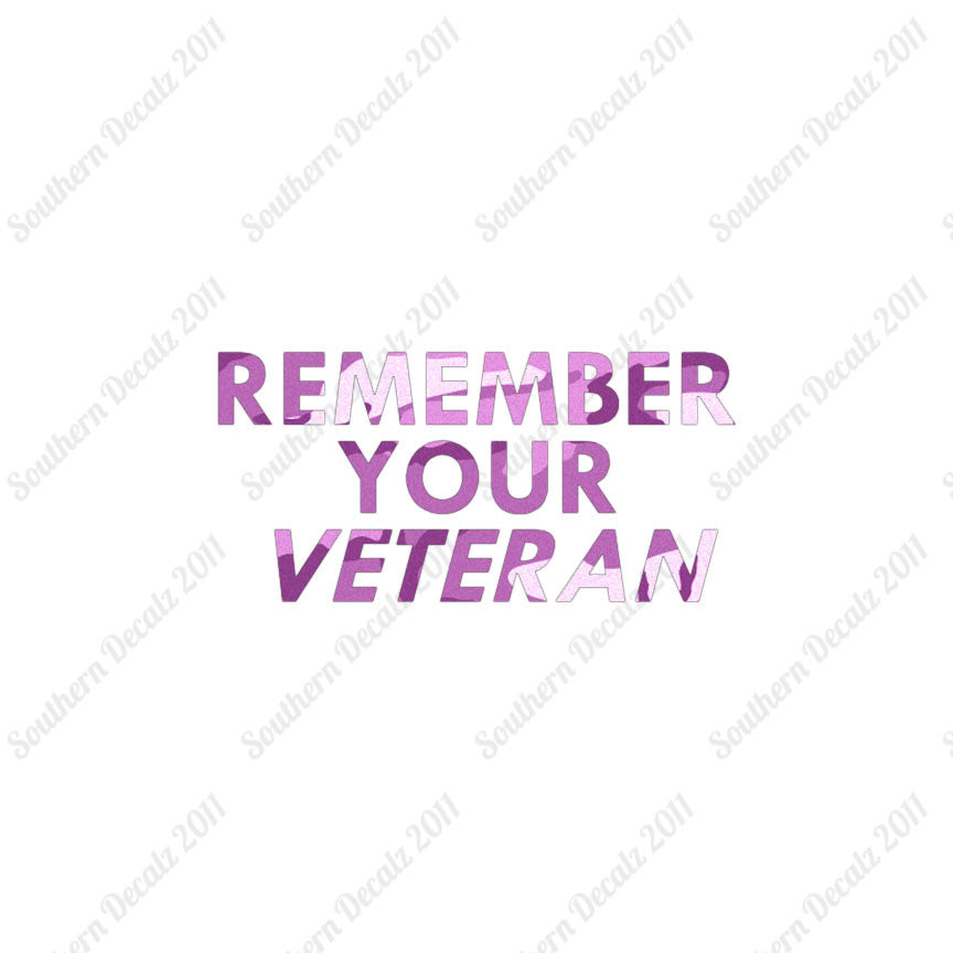 Remember Your Veteran