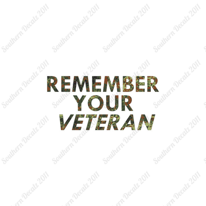 Remember Your Veteran