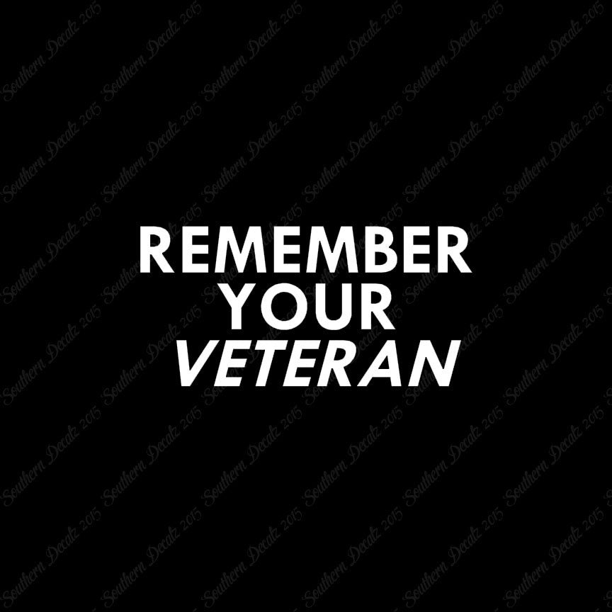 Remember Your Veteran