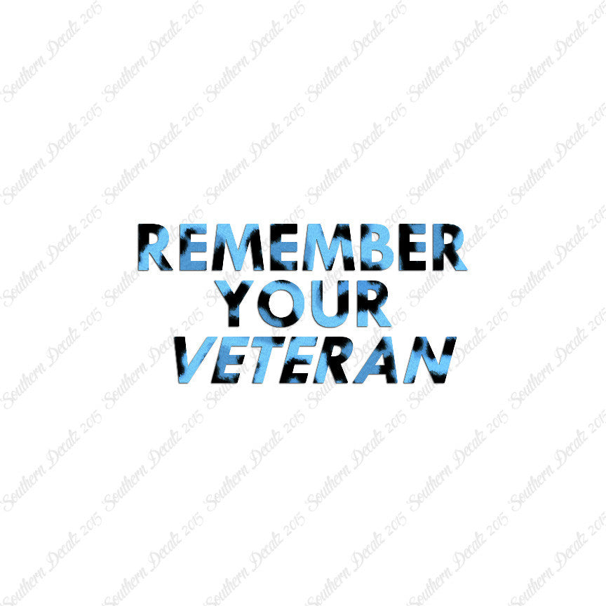 Remember Your Veteran
