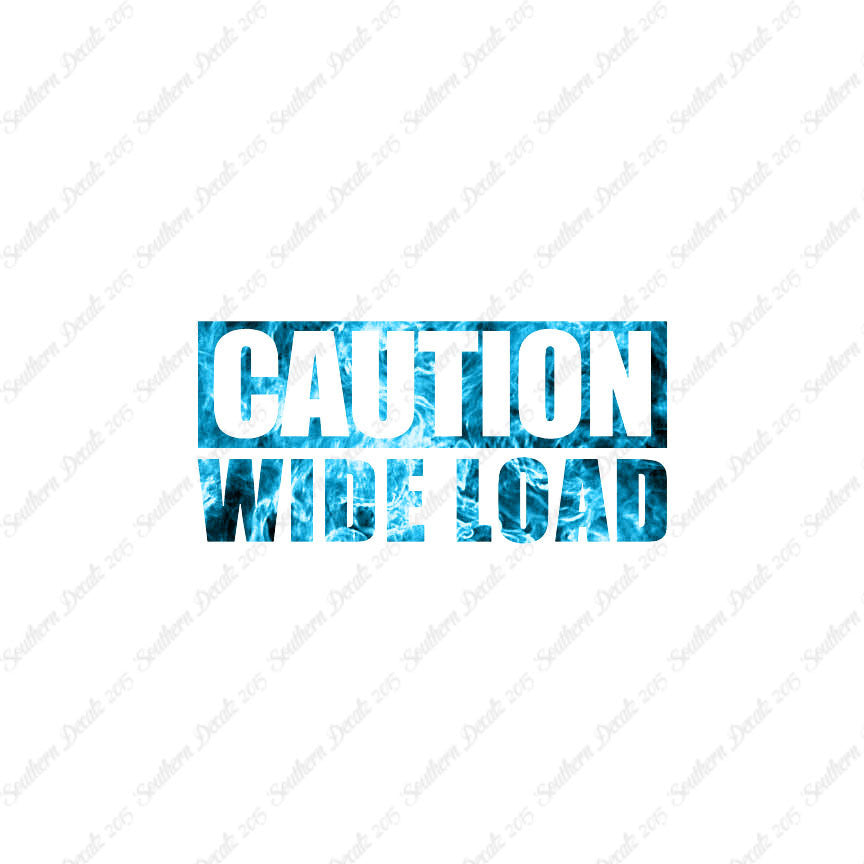 Caution Wide Load