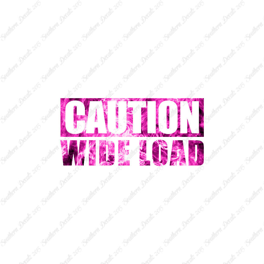 Caution Wide Load