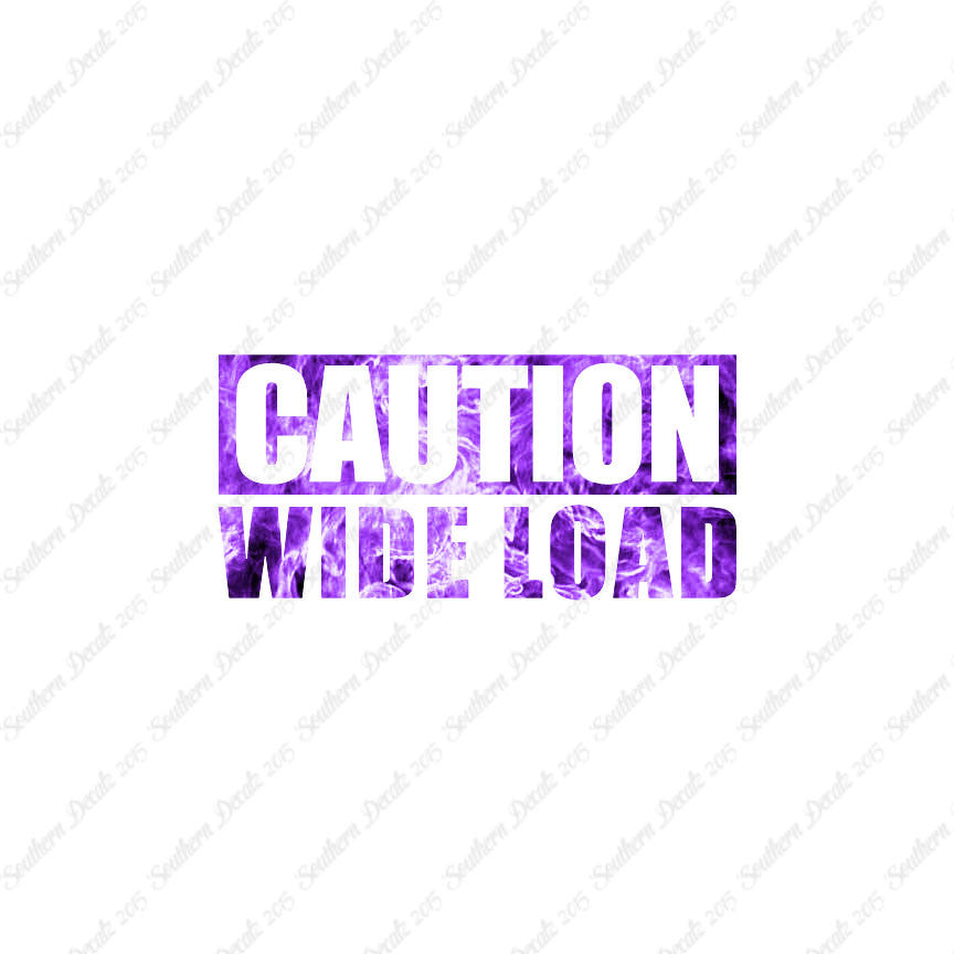 Caution Wide Load