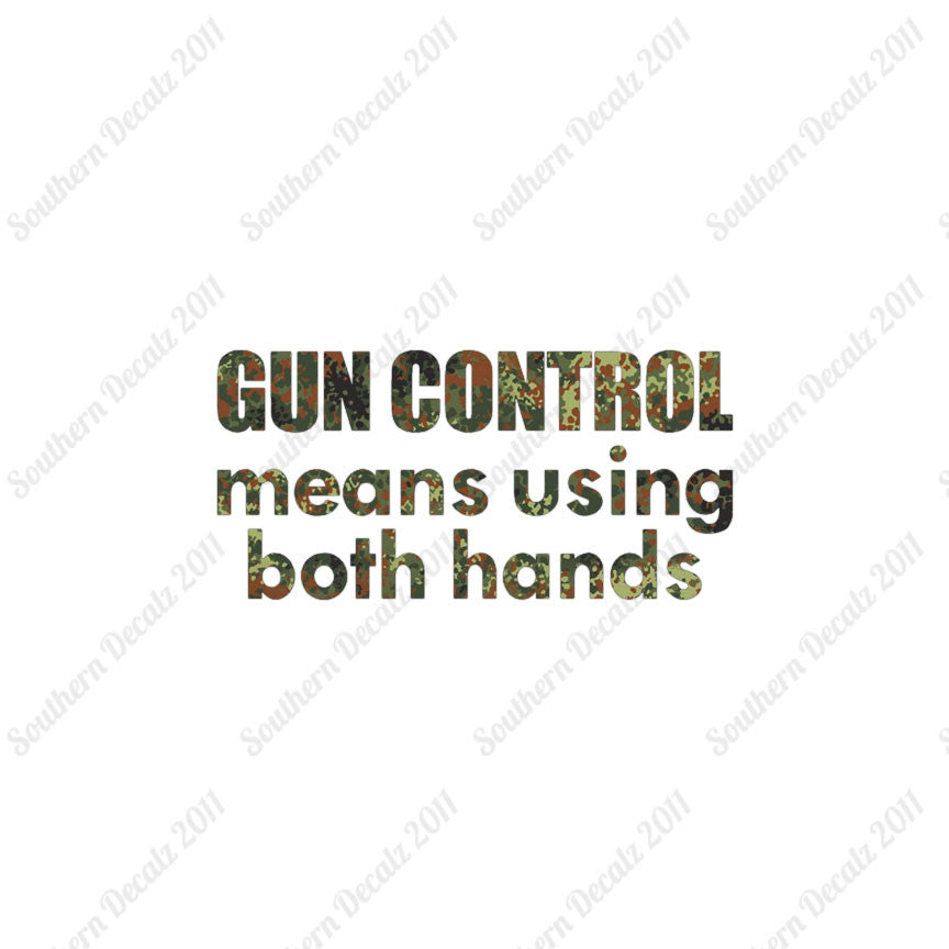 Gun Control Both Hands